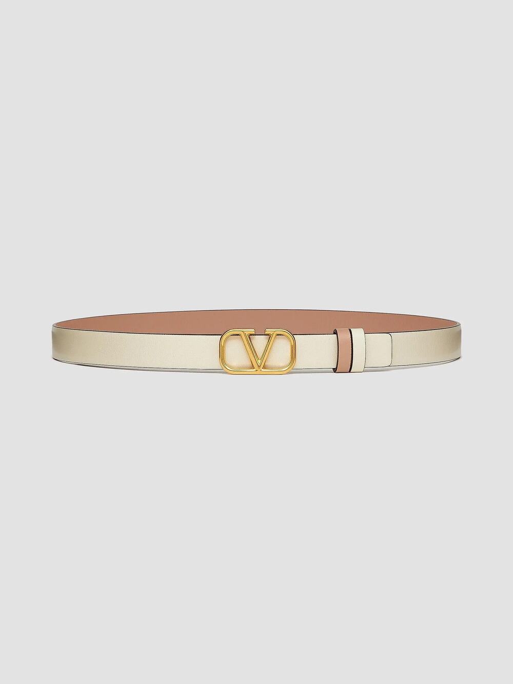 VLogo Signature Reversible Shiny Calfskin Belt - 30Mm / 1.2 In.